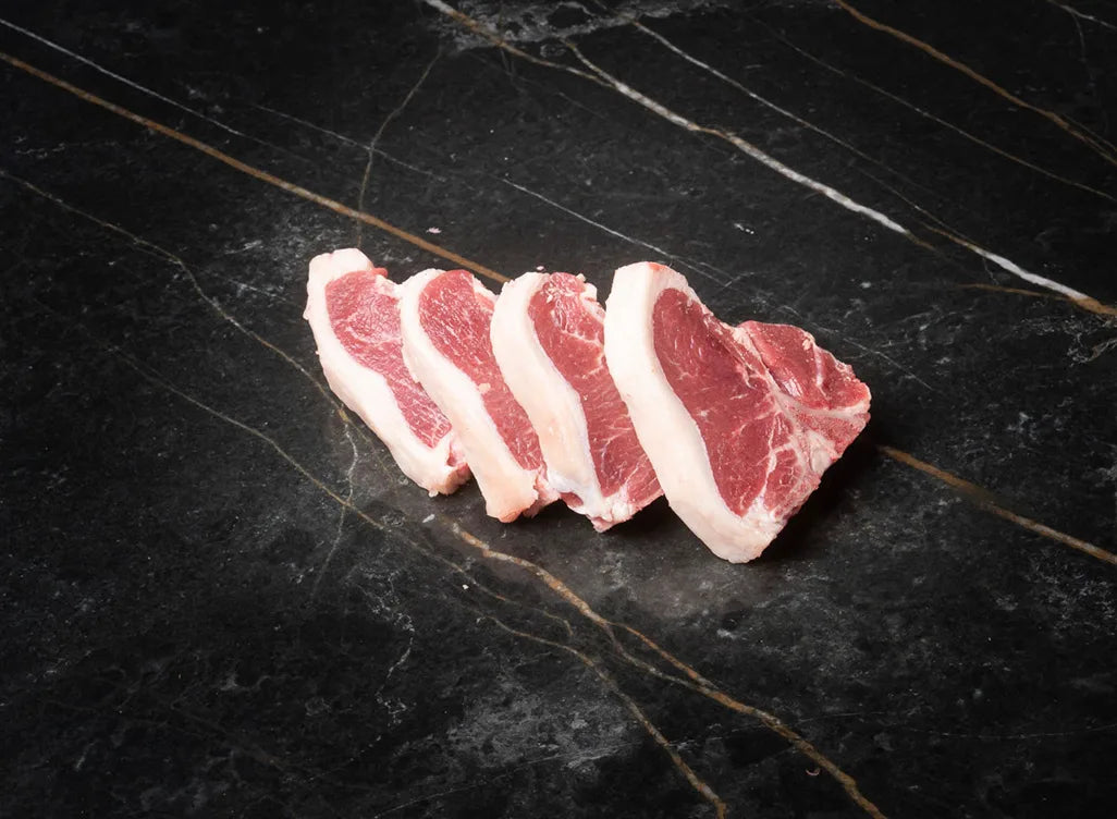 SWISS LAMMKOTELETTEN GESCHNITTEN